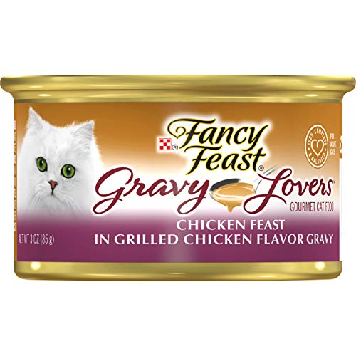FANCY FEAST GRAVY LOVERS WET CAT FOOD, CHICKEN, 3 OZ CAN