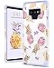 BENTOBEN Case for Pineapple Samsung Note 9, Case for Samsung Galaxy Note 9, Heavy Duty Slim Pineapple Hybrid Soft TPU Hard PC Bumper Cover Shockproof Full Body Protective Phone Case for Note 9, Purple
