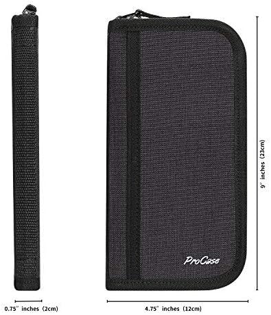 ProCase Family Passport Wallet with Accordion Design RFID Blocking, Passport Holder Travel Wallet Bag for Passports Credit Cards Tickets with Zipper -Black 2 ProCase Family Passport Wallet with Accordion Design RFID Blocking, Passport Holder Travel Wallet Bag for Passports Credit Cards Tickets with Zipper -Black
