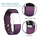 For Fitbit Charge 2 Bands CreateGreat Silicone Replacement Charge 2 Accessory Official Color or Print Pattern Band Strap for Large or Small Size
