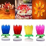 WEIHONG Party Supplies, Birthday Cake Topper Candles (4 Pack)