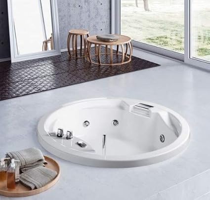 Vasca Idromassaggio Da 150cm Circolare Da Incasso 8