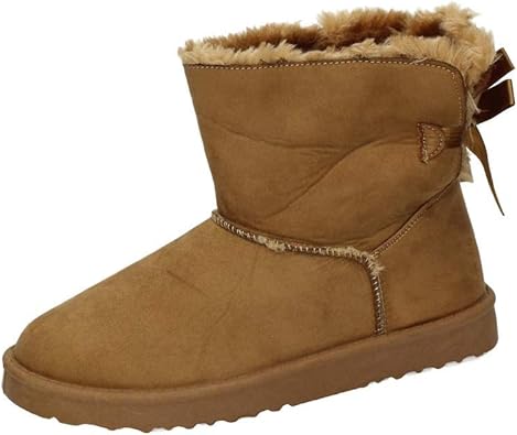botines camel mujer