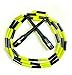 Segmented Jump Rope - Premium Quality - Adjustable Fitness Rope For All Ages Kids - 10 feet of Shatterproof Plastic Segments covering Braided Nylon Cord - Ergonomic Handles - Survival And Cross
