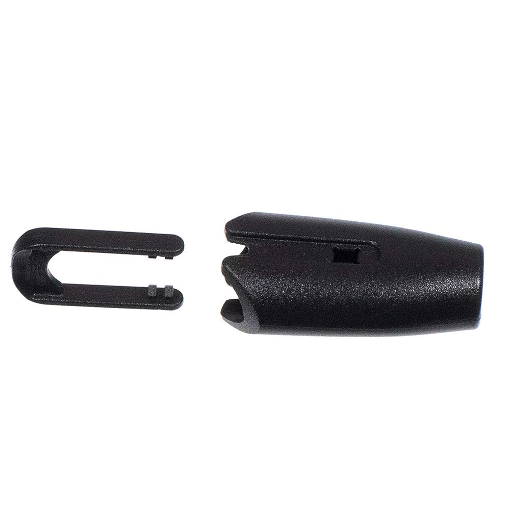 West Coast Paracord Black Plastic Rope Clamps – Create Leads, Lines, Lunge Lines, Cross Ties, and More, (8mm - 10mm, 20 Pack)