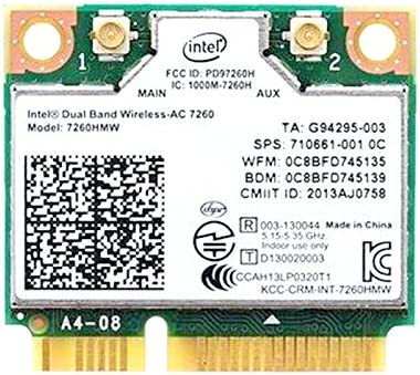 Intel Dual Band Wireless Ac 7260 Bt4 0 867mbps Wifi Card 7260hmw Computer Components Parts Interface Add On Cards
