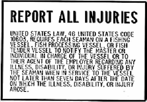 BERNARD ENGRAVINGP230; Report All Injuries Plaque