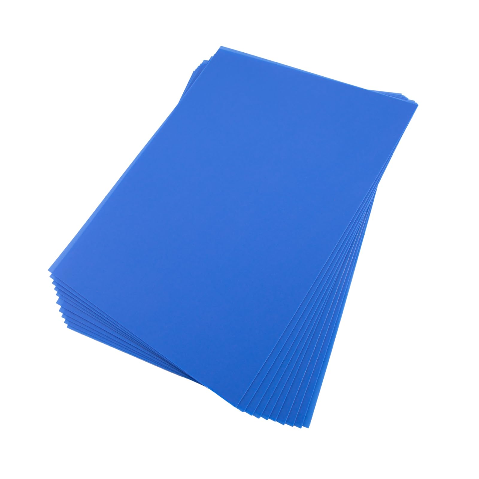 Incontesta 10 Pcs A4 Size Blue Opaque Rigid Plastic