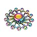Livoty Tri Fidget Cube Hand Spinner Triangle Metal Finger Focus Toy ADHD Autism (B)
