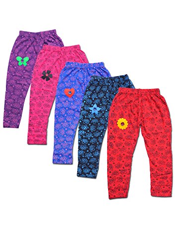 T2F Girls’ Printed Leggings (Pack...