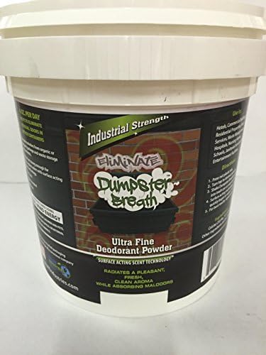 Dumpster Breath Heavy Duty Commercial Odor Control Deodorant Powder for All Solid Waste Management Environments. - 10 Lb