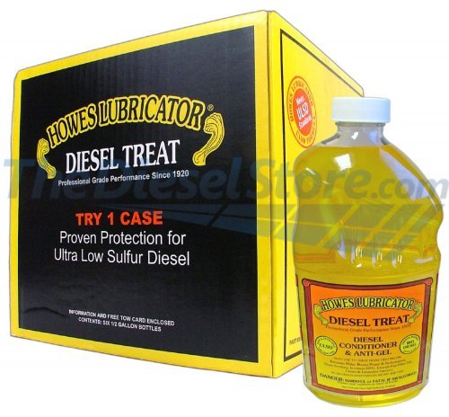 Howes Lubricator Diesel Treat Diesel Conditioner and Anti-gel 1/2 Gallon Case of 6 Treats 250 gallons diesel fuel per Bottle