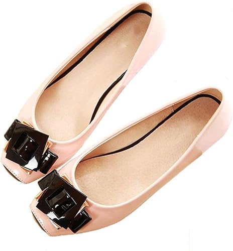 Amazon Zai2 フラットシューズ スクエアバックル パンプス 大きいサイズ ローヒール 結婚式 フラットパンプス おしゃれ 歩きやすい バレエシューズ 美脚 スリッポン 走れるパンプス 小さいサイズ 痛くない 柔らかい かわいい Zai2 バレエシューズ