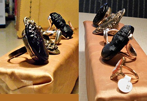 image for EMENOW One 960 Handcrafted Brass Knuckle RING with 1925 Brass Art Nouv