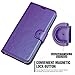 ERAGLOW Galaxy J7 V / J7 Perx / J7 Sky Pro / J7 Prime / J7 2017 / Galaxy Halo Case Luxury PU Leather Wallet Flip Protective Case Cover with Card Slots and Stand for Samsung Galaxy J7 2017 (Purple)