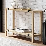Modern Farmhouse Wood Entryway Table – Skinny