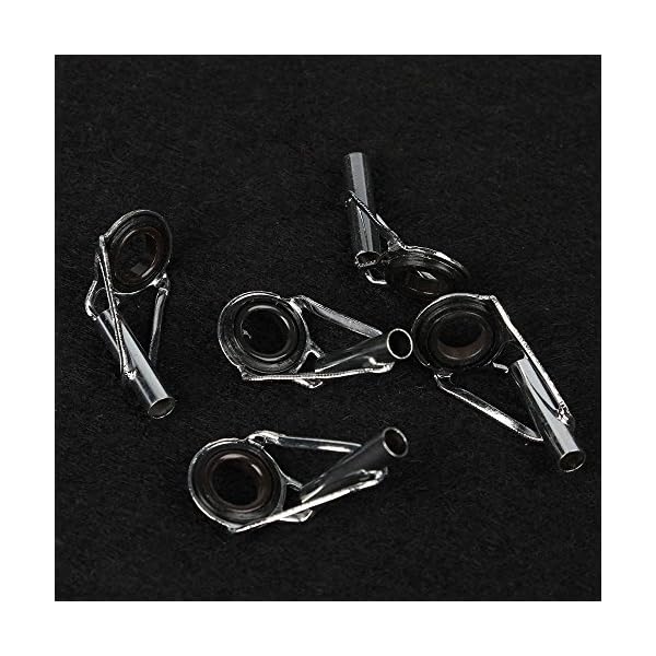 Goture-Saltwater-Fishing-Rod-Tip-Stainless-Steel-Guides-Rings-Repair-Kit-DIY-Variety-of-Sizes-Spinning-Pole-Accessories