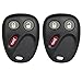 Keyless2Go Replacement for Keyless Entry Envoy Trailblazer Ascender Bravada MYT3X6898B - 2 Pack