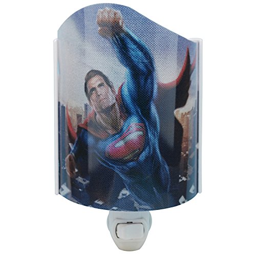 Westland Giftware Superman Acrylic Nightlight with Rotating Plug and On/Off Switch