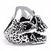 ELFASIO Men Skull Ring Vintage Gothic Biker Stainless Steel Jewelry Size 7