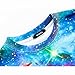 Uhomedecor Men's Emoji Joggers Sweatpants/shirts Suit Galaxy Blue Sportswear Gym Sport