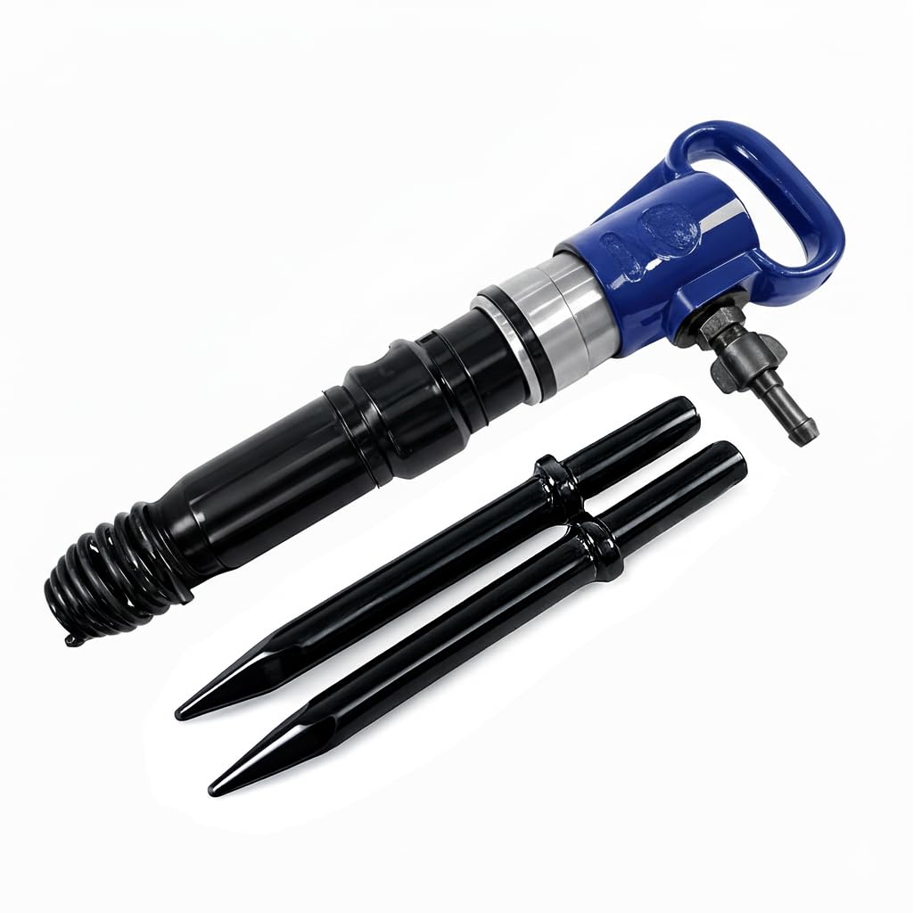ORAZIO Pneumatic Air Chopping Hammer Breaker Pick with Chisel for Construction Chiseling Concrete Mixer Cleaning 212613