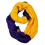 C.C Unisex College High School Sport Team Color Two Tone Winter Knit Scarf C.C Unisex College High School Sport Team Color Two Tone Winter Knit Scarf
