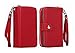 Hynice iPhone 6 Plus Wallet Case, iPhone 6S Plus Wallet Purse Case Leather Zipper Case with Credit Card Slots and Magnetic Detachable Slim Cover for iPhone 6 Plus/6S Plus 5.5