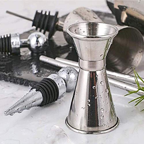 LKNJLL Barkeeper Kit mit stilvollem Stand - Edelstahl Cocktail Shaker Set mit Nirosta Bar-Tool.Perfektes Bar Set for… – Bild 5