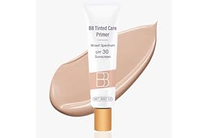 LOOBEXERY BB Blur Tinted Moisturizer Spf 30, BB Cream Tinted Moisturizer with Broad Spectrum Protection Against UVA and UVB Rays BB Tinted Care Primer Even Skin Tone Beauty Makeup for All Skin Types(2#Natural)
