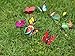 Jiabetterniu 20 Pcs Butterfly Stakes Butterflies On Sticks Patio Decor Garden Decoration Planter Colorful Whimsical Butterfly Ornaments for Yard Flower Pot Butterfly Party Supplies Crafts