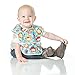 Bumkins SuperBib, Baby Bib, Waterproof, Washable, Stain and Odor Resistant, 6-24 Months, 3-Pack - Circles, Owls, On The Go