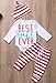 Xmas 3Pcs Set Newborn Baby Girl Boy Letters Print Top Romper+Pants+Hat Outfits Size 3-6Months/Tag70 (Red)
