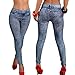 Denim Jeans Pants,Hemlock Women's Girl Stretchy Legging Trousers Soft Tights Pants (28/Free Size, Blue)