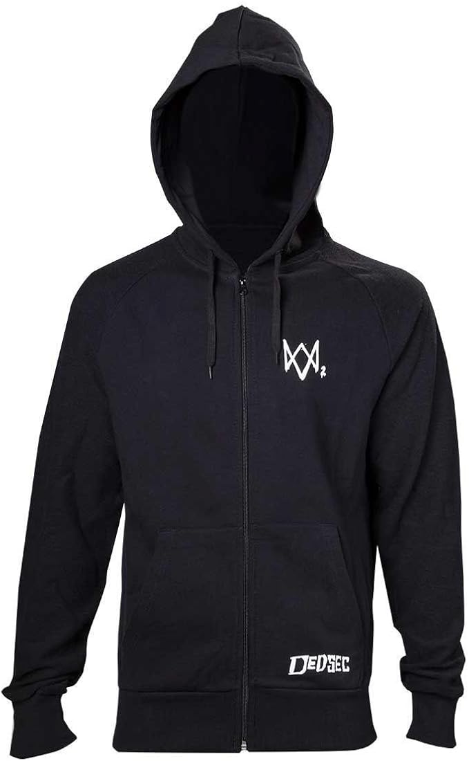 Watch Dogs 2 Dedsec Hoodie Black Size XXLarge Amazon.co.uk Clothing