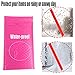 SES.CO 4x8 Inch Hot Pink Poly Water-Proof Sturdy Bubble Mailers Self Seal Padded Envelopes for Shipping (50 Pack)