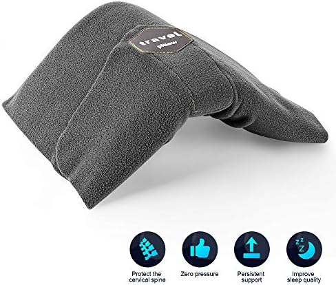 EXTENDED FAMILY Pillow - Scientifically Proven Super Soft Neck Support Travel Pillow โ Machine Washable Grey