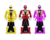 Power Rangers Super Megaforce - Power Rangers Super Megaforce Legendary Ranger Key Pack B, Metallic Red/Yellow with Pink