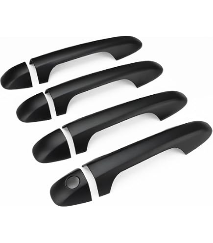 Glossy Carbon Door Handle Covers For 2016-2020 Toyota Tacoma 2-Door – Pair, Self-Adhesive