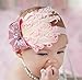 Bluesky Ovely Unusal Cotton Girls Baby Pink Feather Hairband Light Bow Headband + Thanksgiving card