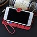 Cornmi Design for iPhone 5 Case, Premium Vintage Flip Wallet Leather Magnetic Closure Cover Skin for iPhone 5S with Card Slots, Cash Compartment and Wrist Strap (Wine Red)