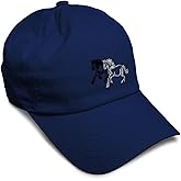 Soft Baseball Hat Embroidered Dad Hat Animal Running Horses Embroidery Men & Ladies Baseball Cap Cotton
