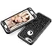 Vofolen Compatible iPhone 8 Plus Case iPhone 7 Plus Case Glitter Bling Shiny Heavy Duty Protection Full-Body Protective Hard Shell Rubber Cover Armor with Front Bumper for iPhone 8 Plus 7 Plus - Black