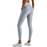 Yvette High Waisted Leggings with Pockets for Women Tummy Control Workout Running Yoga Pants Non See-Through