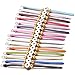 Soleebee Multicolor Adjustable Alloy Leather Beads Snap Button Bracelet Fit 18mm Charms (Pack of 15)