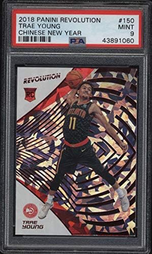 2018 Panini Revolution #150 Trae Young PSA 9 Mint Chinese New Year Rookie