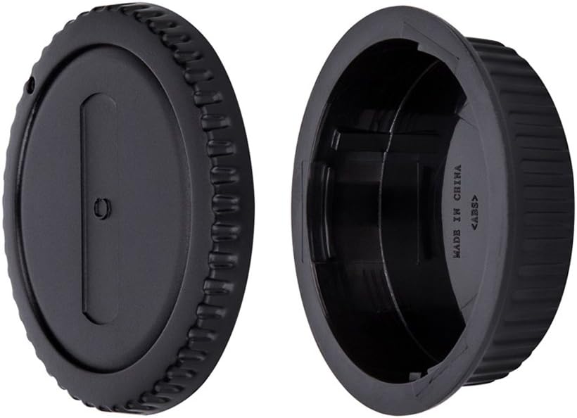 JJC Body Cap + Rear Lens Cap Set for Canon DSLR EOS Cameras & Canon EF/EF-S Mount Lens System (1 Set), For Canon EOS EF/EF-S Mount