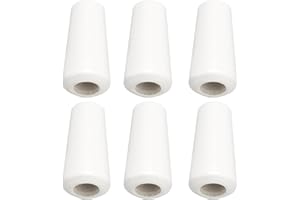 SG Store 6Pcs Wooden Venetian Blinds Pull Cord Pendant 4mm Wood Toggles Vase Shaped Pendant for Shutters Bamboo Curtains Whit