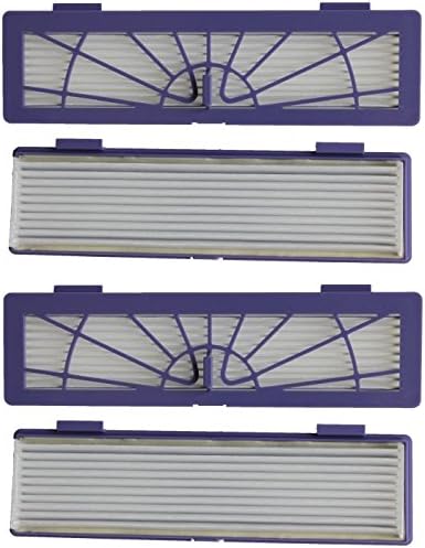 Wholey 4pcs High-performance Filter Replacement for All Neato Botvac Series Models,70e, 75, 80, 85, D75, D80, D85 (4pcs Filter)