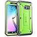 Galaxy S6 Edge Case, SUPCASE Full-Body Rugged Holster Case with Out Built-in Screen Protector for Samsung Galaxy S6 Edge (2015 Release), Unicorn Beetle PRO Series - Retail Package (Green/Gray)